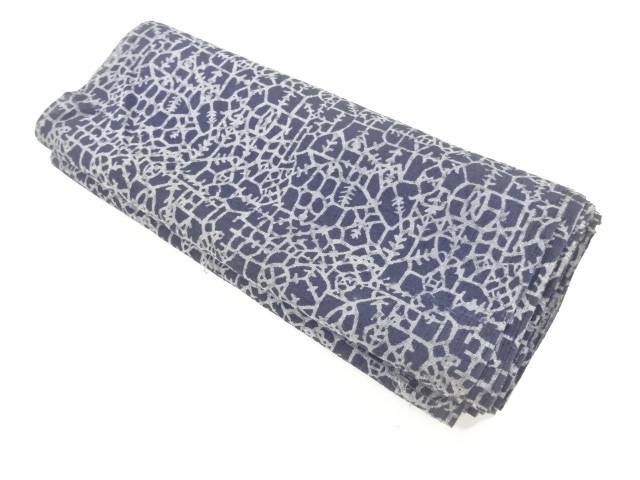 アンティーク　抽象模様着物洗い張り